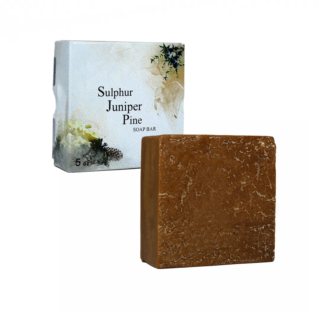 Antioch Pine Juniper Sulfur Soap – Handmade 5 oz Bar