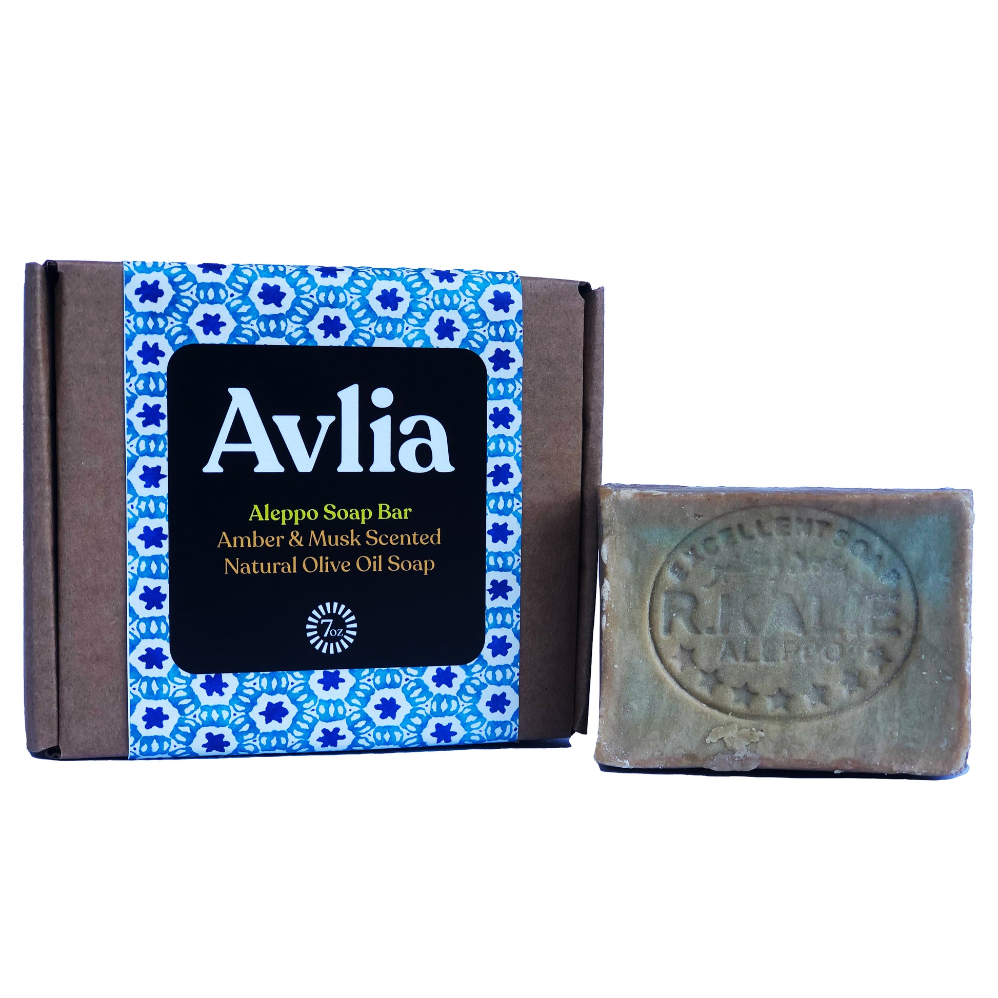 Artisan Aleppo soap in eco-friendly packaging