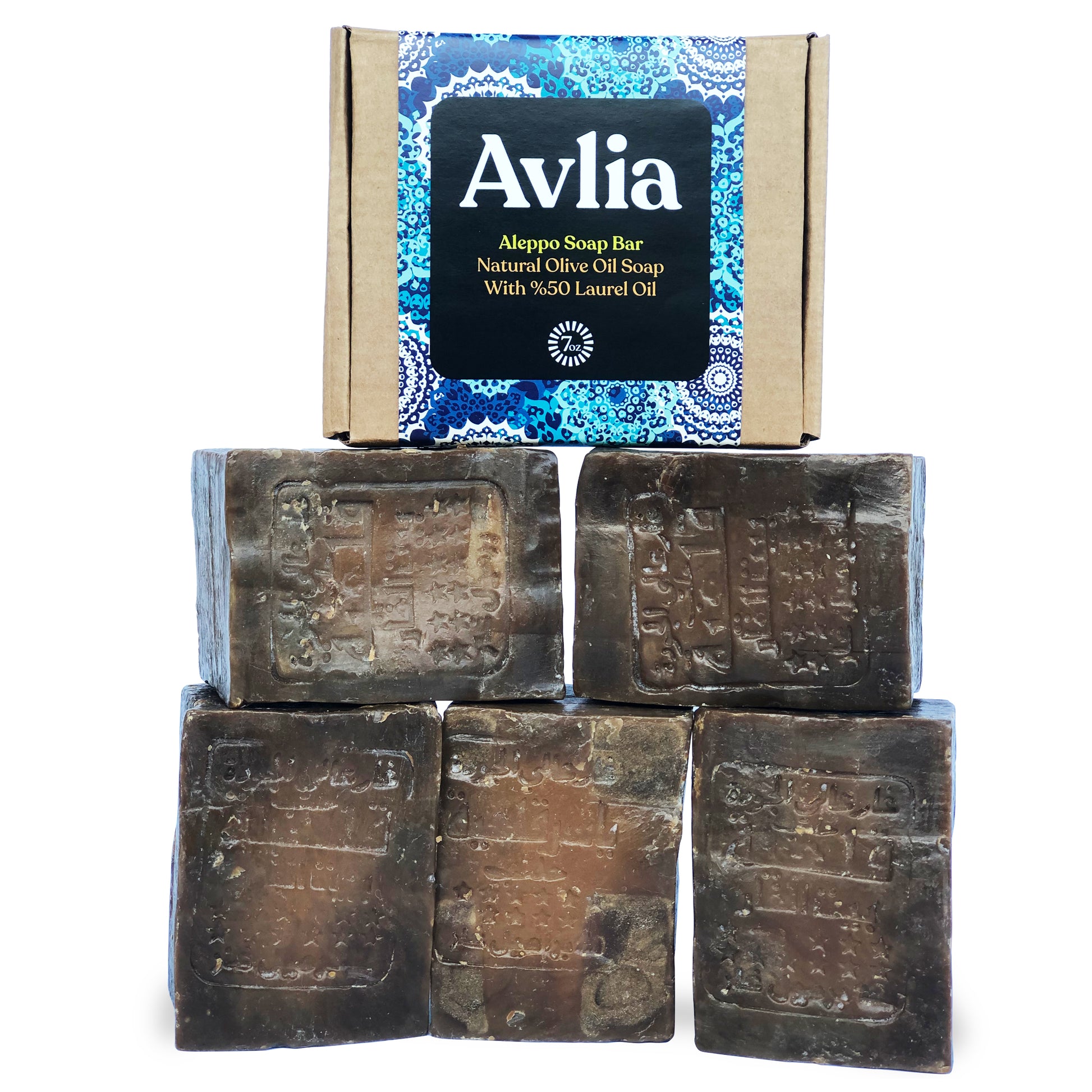 Artisan Aleppo soap traditional texture