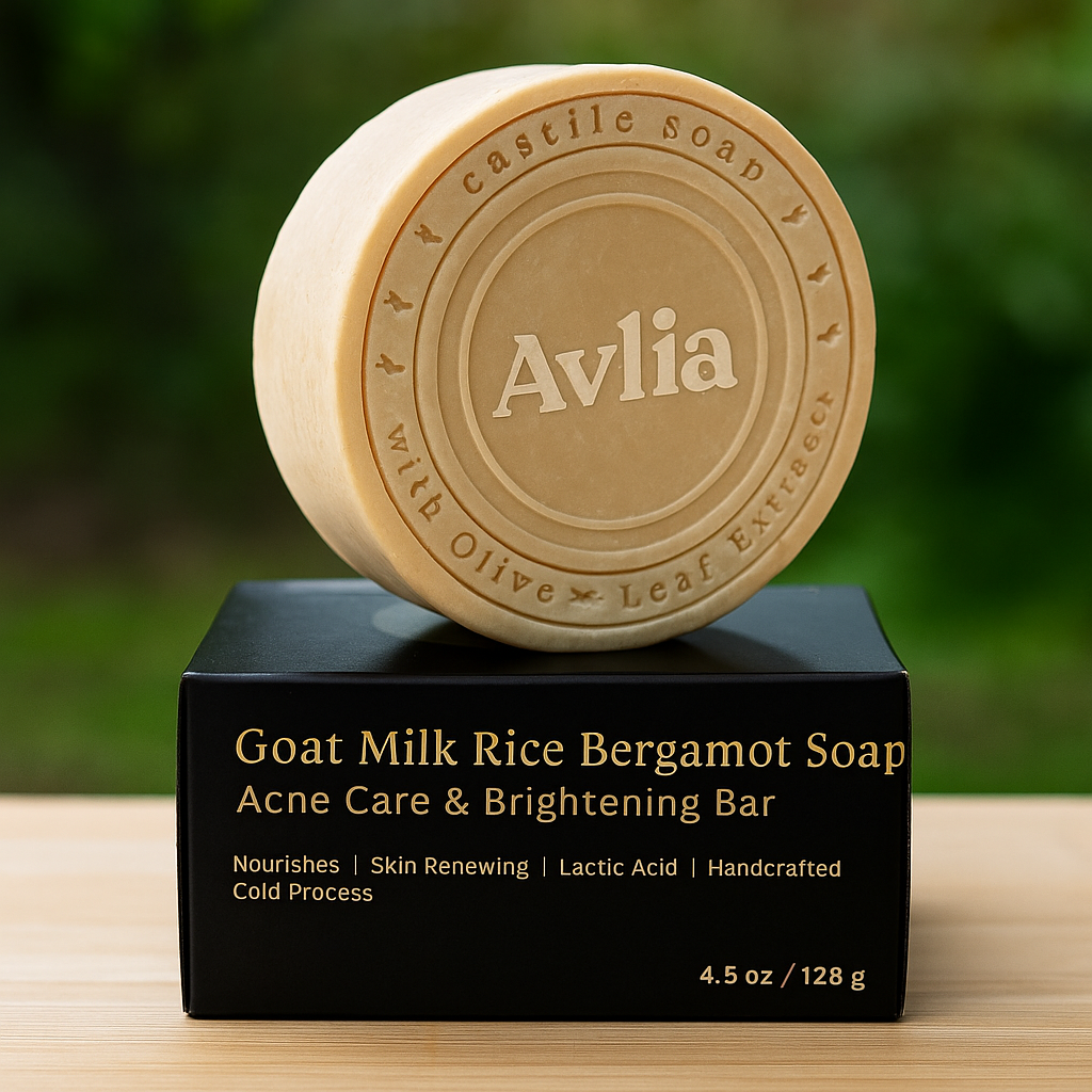 Cold-Processed Rice Milk & Bergamot Natural Soap