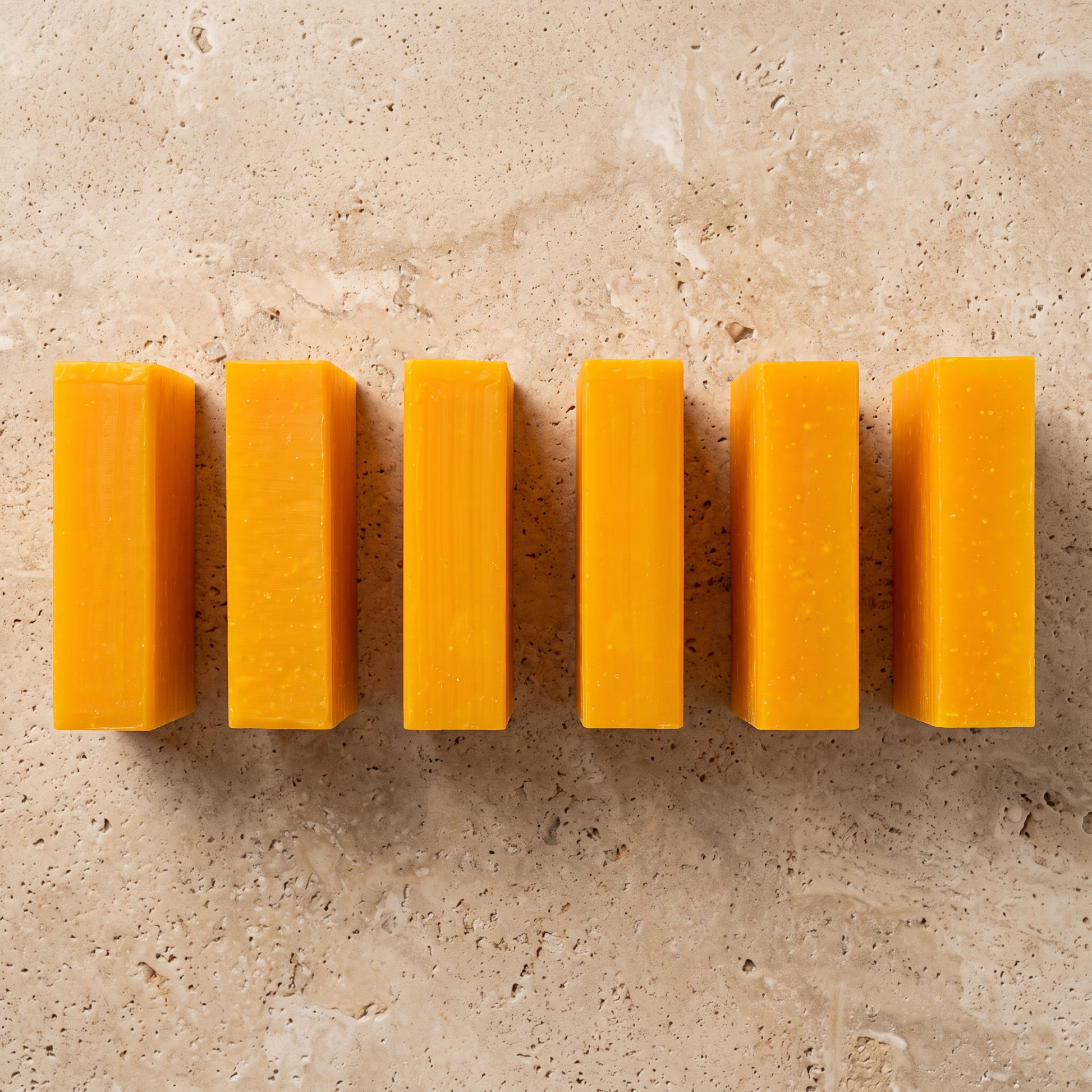 Avlia Glycolic Acid & Orange Soap Bar shown with the full Brusa Collection range