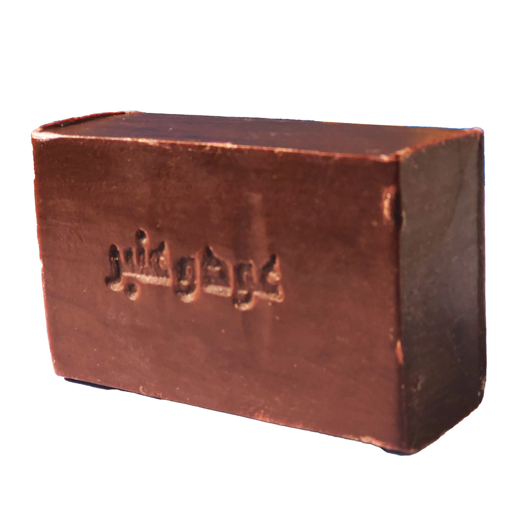 Handmade soap with warm amber scent