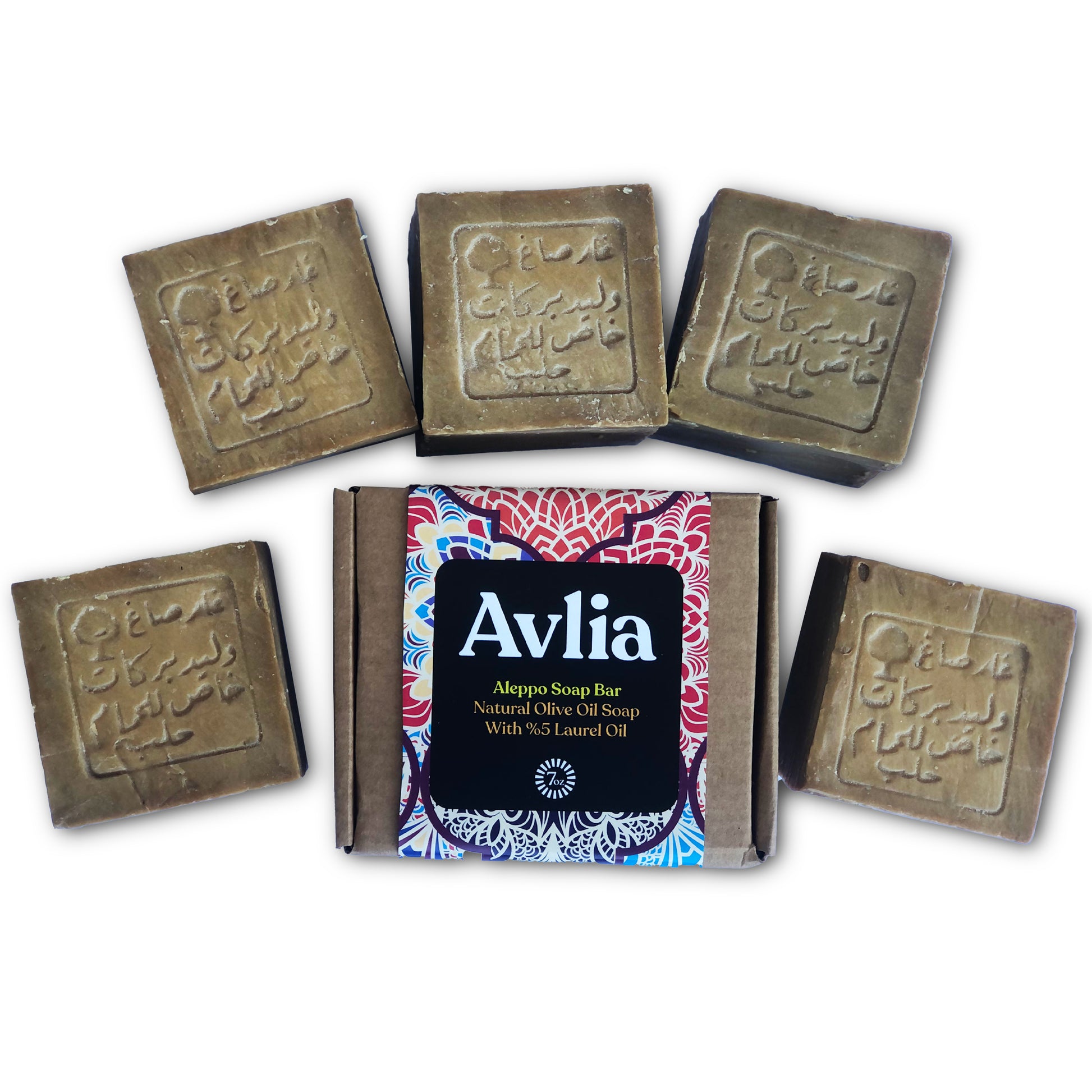 Hypoallergenic Aleppo soap packaging
