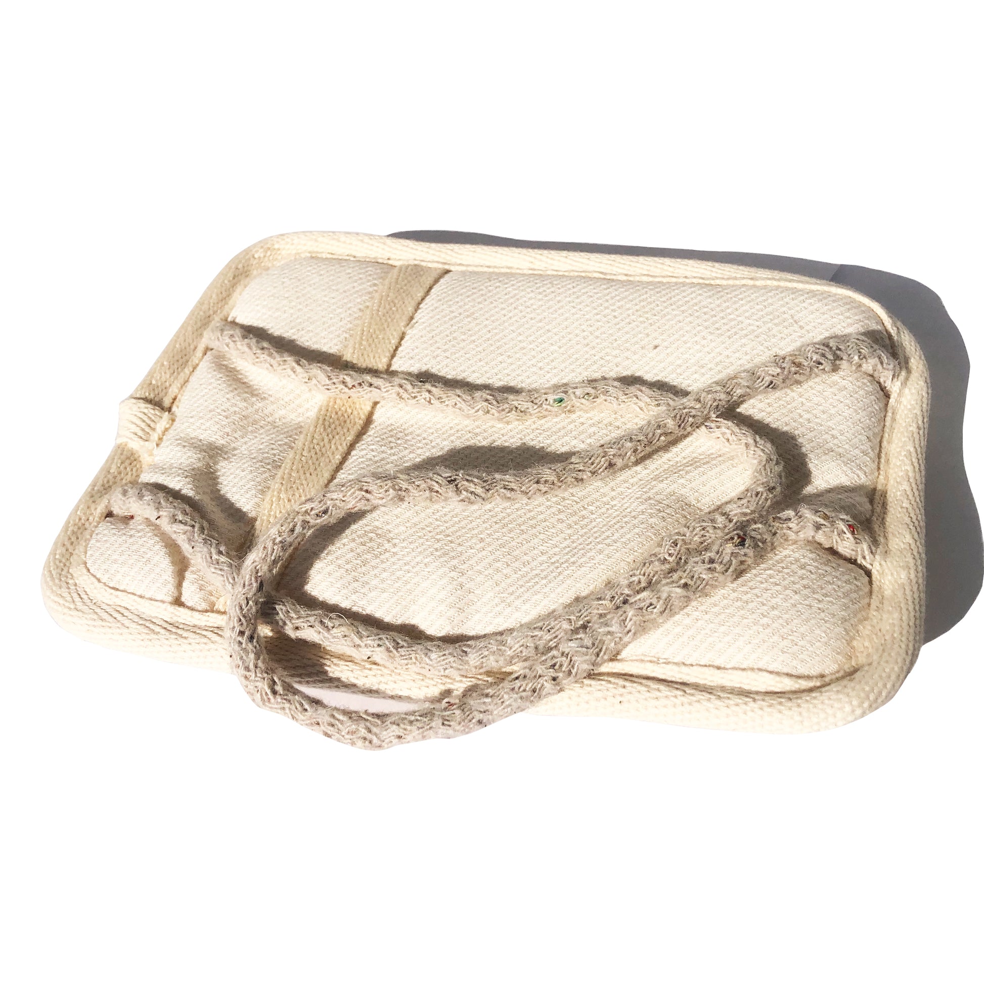 Natural loofah bath mitt exfoliating glove handmade in Turkey