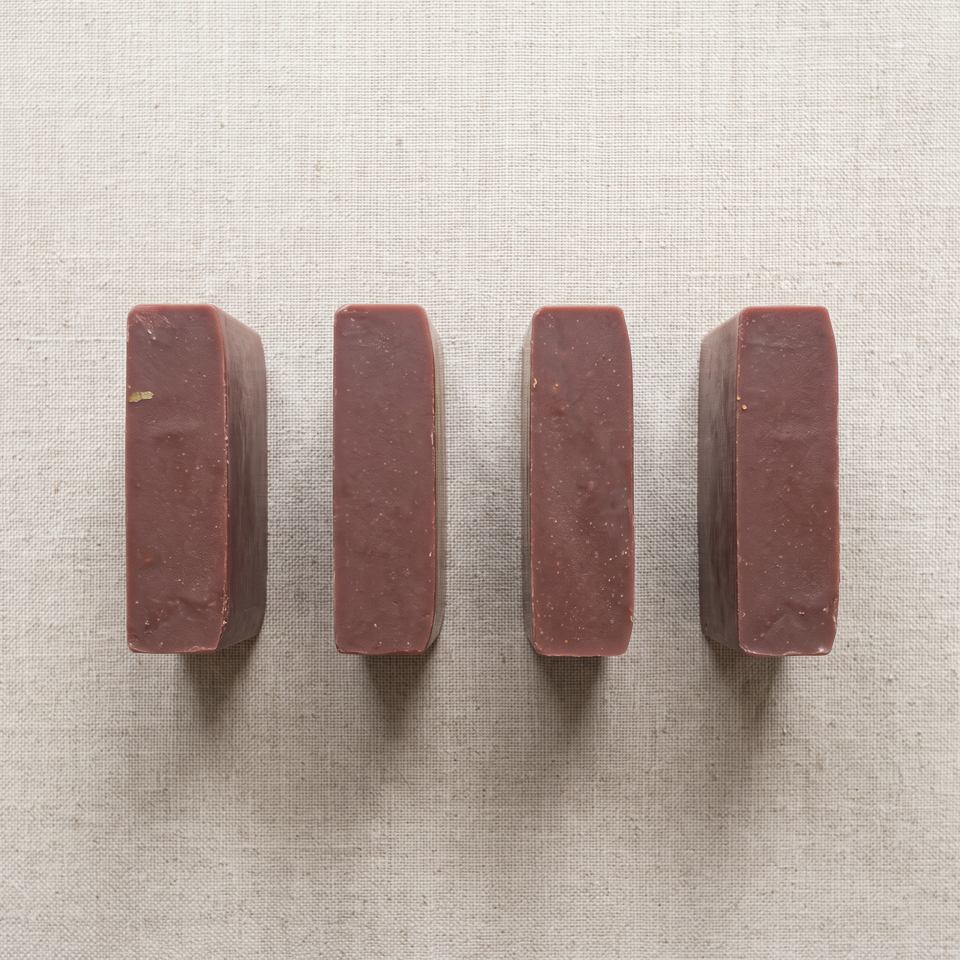 Pine Tar Soap Bar shown with the full Bursa Collection range in an overhead catalogue layout