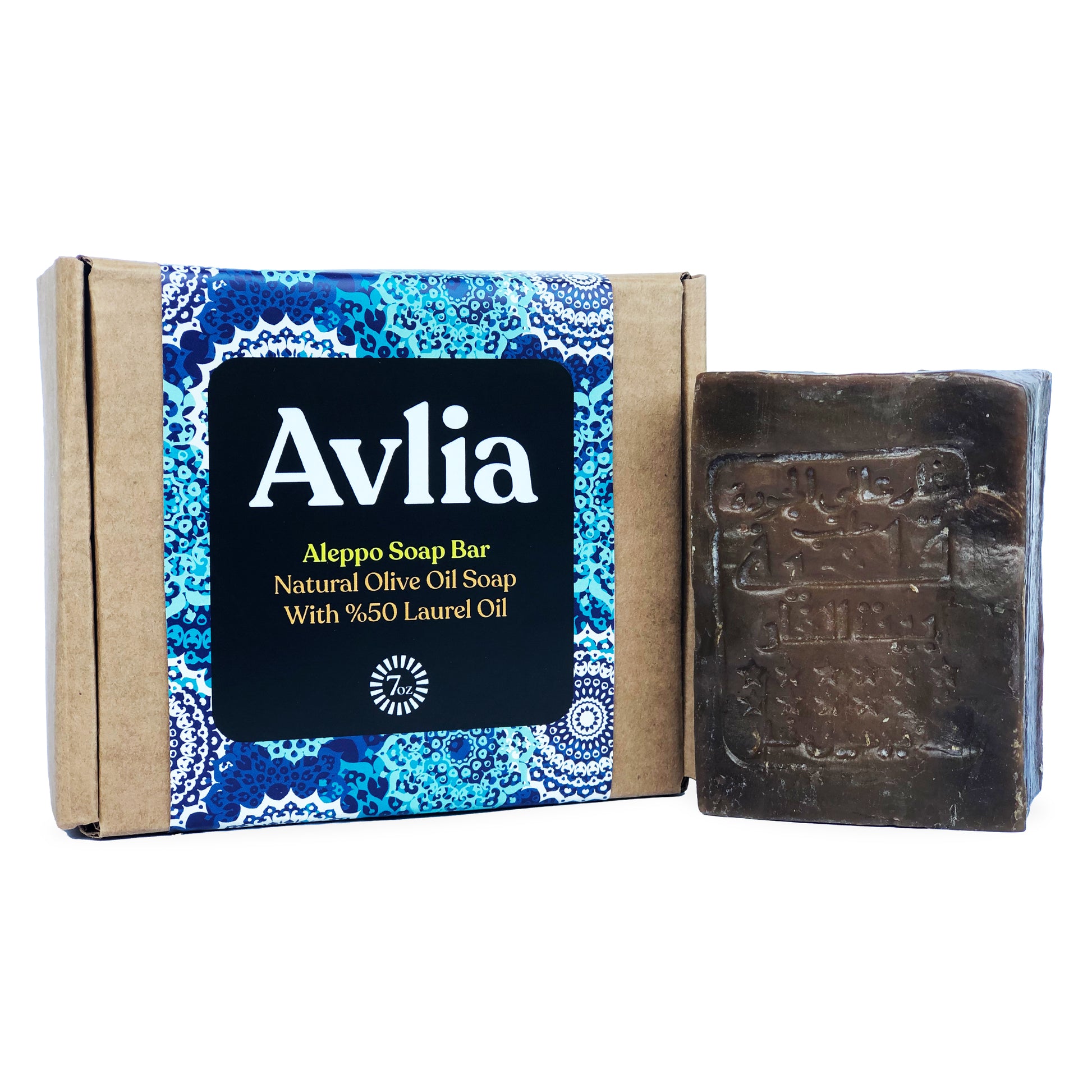 Rich laurel oil cleansing bar natural finish