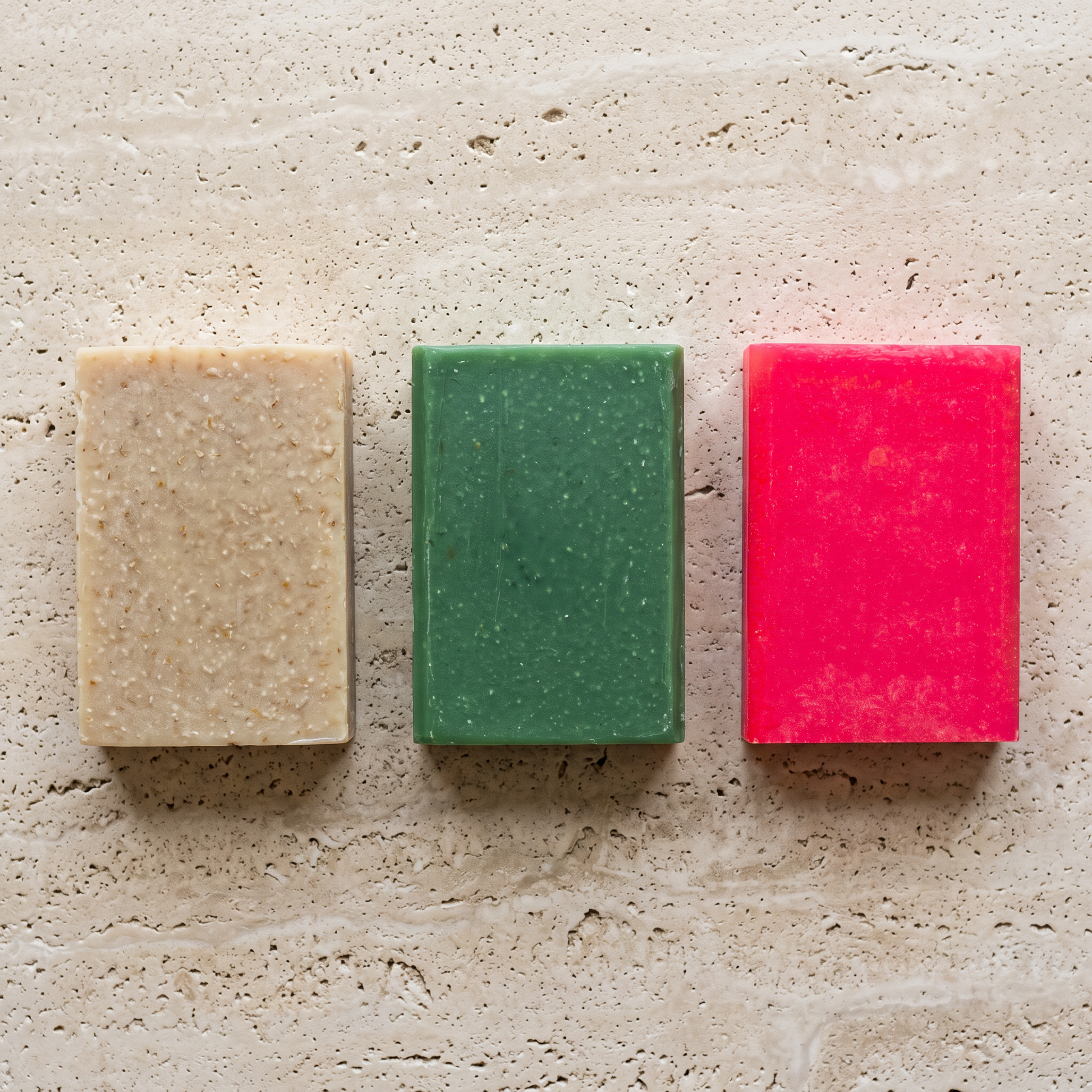 Avlia Salicylic Acid Soap Bar shown with the full Brusa Collection range
