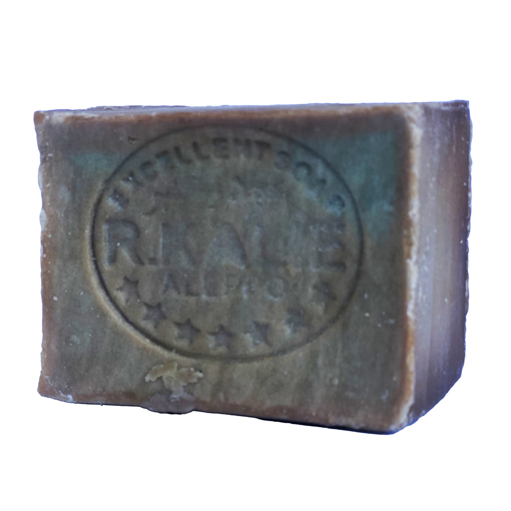 Scented Aleppo soap with musk and amber aroma